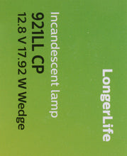 Load image into Gallery viewer, 921LLCP Philips LongerLife Miniature 921LL - LongerLife - Multiple Commercial 10-Pack Philips Bulbs