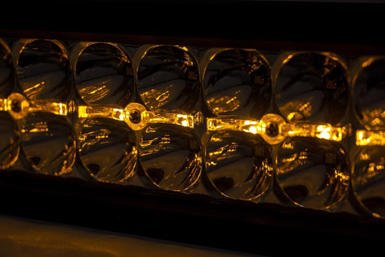 70920DA Chrome Series LED Light - 20 Inch - Dual Row - Amber DRL Rough Country Canada