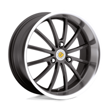Charger l'image dans la galerie, 1775GED263112G57 - Genius Darwin 17X7.5 3X112  26mm Gunmetal W/ Mirror Cut Lip - Genius Wheels Canada
