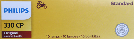 330CP Philips Standard Miniature 330 - Standard - Multiple Commercial 10-Pack Philips Bulbs
