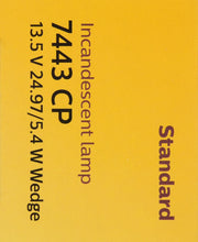 Load image into Gallery viewer, 7443CP Philips Standard Miniature 7443 - Standard - Multiple Commercial 10-Pack Philips Bulbs