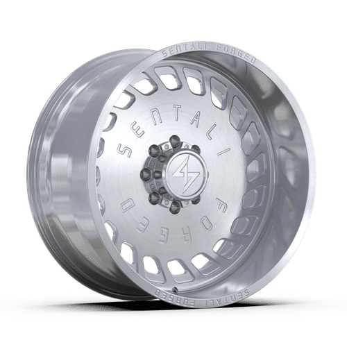 SF430165199BRM-L - Sentali Forged SF4BRM 30X16 5X127 ET -99MM Brushed Milled - Sentali Forged Wheels Canada