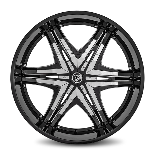 DE-281BLNK3078LB - Diablo Elite G2 28X10 Blank 30mm Gloss Black - Diablo Wheels Canada