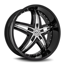 Charger l'image dans la galerie, G1-24161273578LB - Diablo Blitz 24X10 6X127 35mm Gloss Black - Diablo Wheels Canada