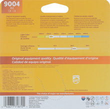 Load image into Gallery viewer, 9004B2 Philips Standard Headlight 9004 - Standard - Twin Blister Pack Philips Bulbs
