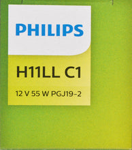 Load image into Gallery viewer, H11LLECOC1 Philips Long Life Bulb H11 - LongerLife - Single Commercial Pack Philips Bulbs