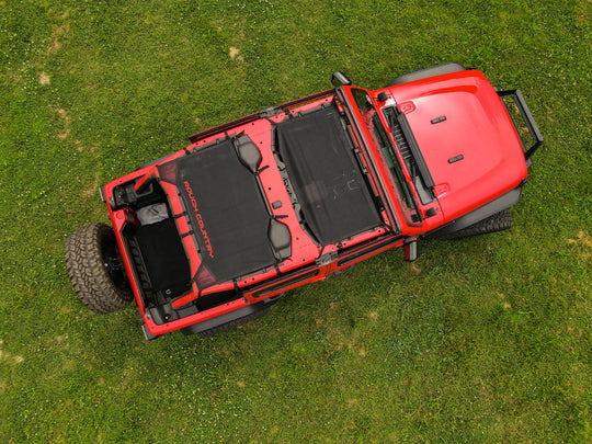 85120 Mesh Bikini Top Plus - Black - Jeep Wrangler 4xe (21-23)/Wrangler JL (18-23) Rough Country Canada
