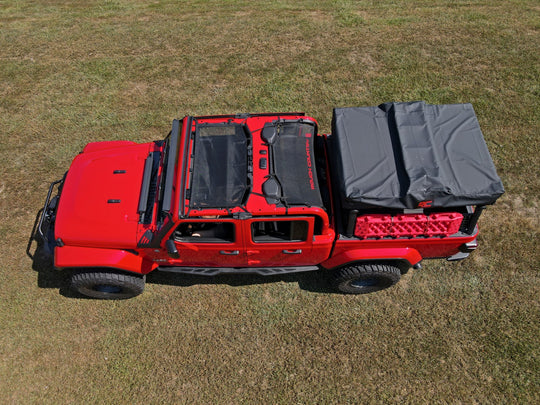 85118 Mesh Bikini Top Plus - Black - Jeep Gladiator JT 4WD (2020-2022) Rough Country Canada