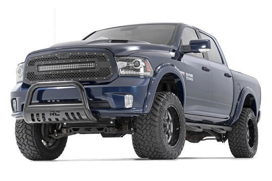70199DRL Mesh Grille - 30" Dual Row LED - Black - White DRL - Ram 1500 (13-18 & Classic) Rough Country Canada