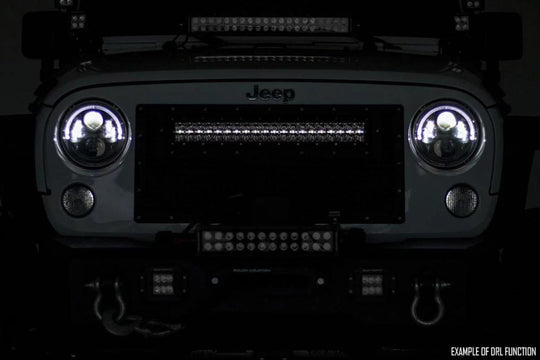 72950BD Black Series LED - 50 Inch Light- Curved Dual Row - White DRL Rough Country Canada