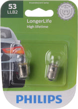 Load image into Gallery viewer, 53LLB2 Philips LongerLife Miniature 53LL - LongerLife - Twin Blister Pack Philips Bulbs
