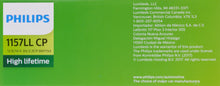Load image into Gallery viewer, 1157LLCP Philips Long Life Bulb 1157 - LongerLife - Multiple Commercial 10-Pack Philips Bulbs