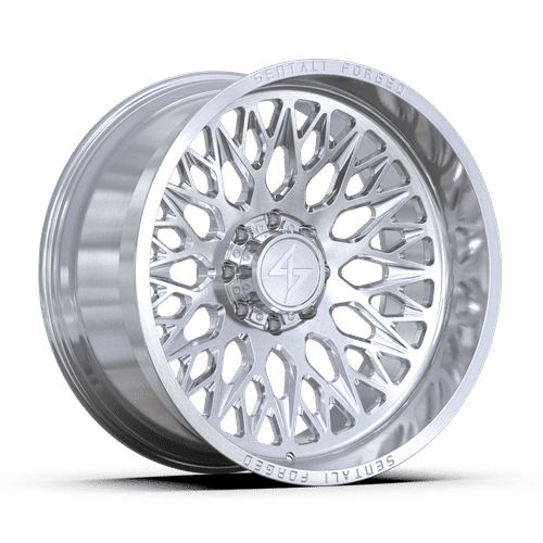SF626168399BRM - Sentali Forged SF6BRM 26X16 8X170 ET -99MM Brushed Milled - Sentali Forged Wheels Canada