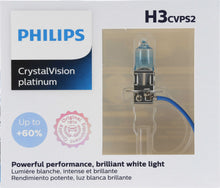 Load image into Gallery viewer, H3CVPS2 Philips CrystalVision platinum Foglight H3 - CrystalVision Platinum - Twin Special Pack Philips Bulbs