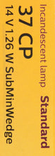 Load image into Gallery viewer, 37CP Philips Standard Miniature 37 - Standard - Multiple Commercial 10-Pack Philips Bulbs