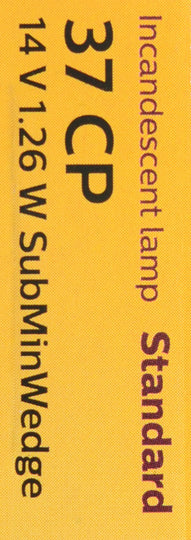 37CP Philips Standard Miniature 37 - Standard - Multiple Commercial 10-Pack Philips Bulbs