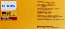 Load image into Gallery viewer, 68CP Philips Standard Miniature 68 - Standard - Multiple Commercial 10-Pack Philips Bulbs