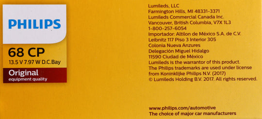 68CP Philips Standard Miniature 68 - Standard - Multiple Commercial 10-Pack Philips Bulbs