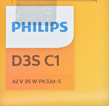 Load image into Gallery viewer, D3SC1 Philips Xenon HID lamp D3S - Standard - Single Commercial Pack Philips Bulbs