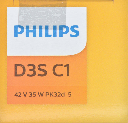 D3SC1 Philips Xenon HID lamp D3S - Standard - Single Commercial Pack Philips Bulbs