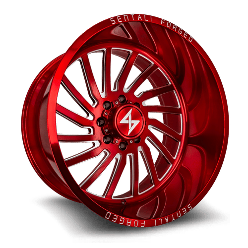 SF130168299RM-R - Sentali Forged SF1RM 30X16 8X180 ET -99MM Red Milled - Sentali Forged Wheels Canada
