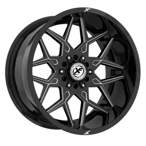 XF-23818905712GBML - XF Off-Road XF-238 18X9 6X135 / 6X139.7 12mm Gloss Black Milled - XF Off-Road Wheels Canada