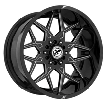 Charger l'image dans la galerie, XF-2381890570GBML - XF Off-Road XF-238 18X9 6X139.7 / 6X135 0mm Gloss Black Milled - XF Off-Road Wheels Canada