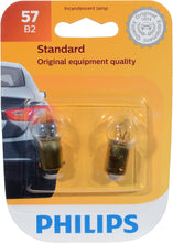 Load image into Gallery viewer, 57B2 Philips Standard Miniature 57 - Standard - Twin Blister Pack Philips Bulbs