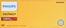 Load image into Gallery viewer, 3457NACP Philips Standard Miniature 3457NA - Standard - Multiple Commercial 10-Pack Philips Bulbs