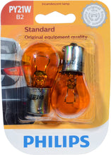 Load image into Gallery viewer, PY21WB2 Philips Standard Miniature PY21W - Standard - Twin Blister Pack Philips Bulbs