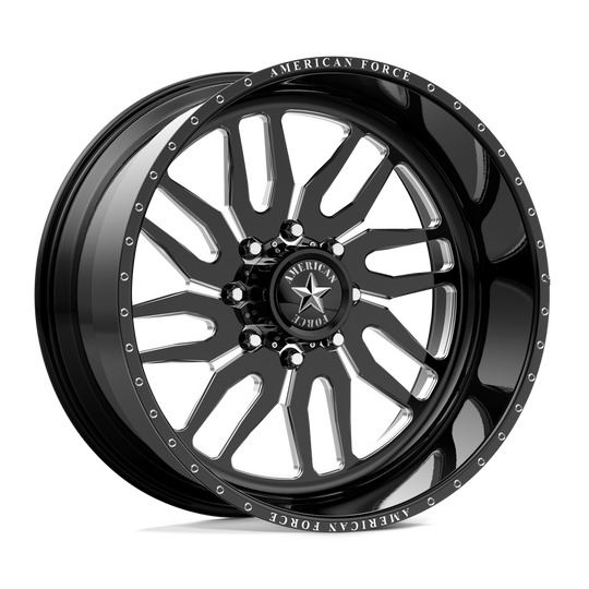 AFTJH35F25-8-21 - American Force AFW Redd 22X12 8X170 -40mm Flat Black - American Force Wheels Canada