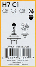Load image into Gallery viewer, H7C1 Philips Standard Headlight H7 - Standard - Single Commercial Pack Philips Bulbs