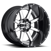 Charger l'image dans la galerie, D26024601745 - Fuel Off-Road D260 Maverick 24X16 8X170 ET -100mm Chrome Plated Gloss Black Lip - Fuel Off-Road Wheels Canada