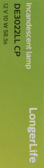 DE3022LLCP Philips LongerLife Miniature DE3022LL - LongerLife - Multiple Commercial 10-Pack Philips Bulbs