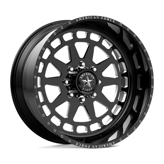 AFTCH34S71-11-21 - American Force AFW Guardian 20X9 5X127 0mm Flat Black Mill-Mach - American Force Wheels Canada