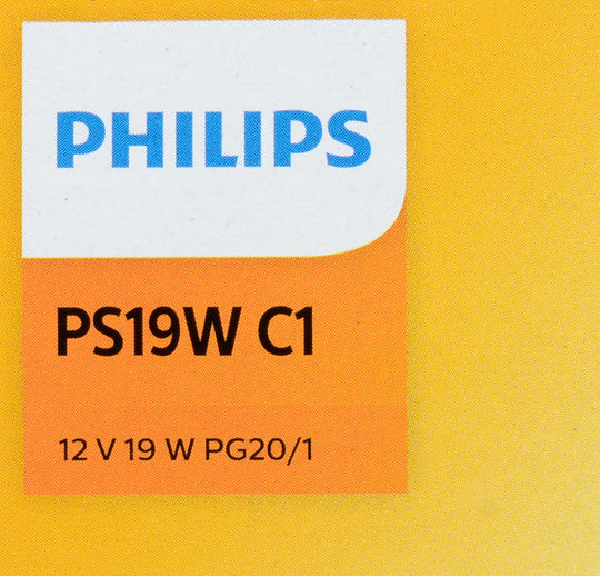 PS19WC1 Philips HiPerVision Bulb PS19W - Standard - Single Commercial Pack Philips Bulbs