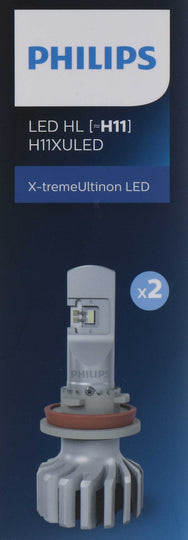 H11XULED Philips X-tremeUltinon LED H11XULED - X-tremeVision - LED Headlight Philips Bulbs