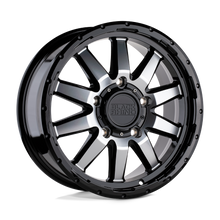 Load image into Gallery viewer, 1880ECN386130B84 - Black Rhino Excursion 18X8 6X130  38mm Gloss Black W/ Mirror Face - Black Rhino Wheels Canada