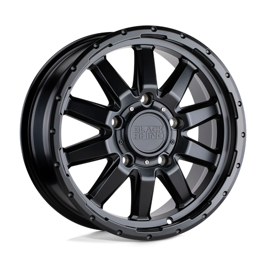 1880ECN356140M12 - Black Rhino Excursion 18X8 6X139.7  35mm Matte Black - Black Rhino Wheels Canada
