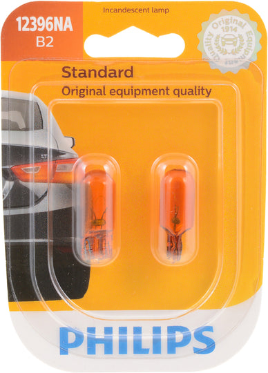 12396NAB2 Philips Standard Minature 12396NAB2 - Standard - Twin Blister Pack Philips Bulbs