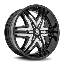 Load image into Gallery viewer, DE-241BLNK1278B - Diablo Elite 24X10 Blank 12mm Gloss Black - Diablo Wheels Canada