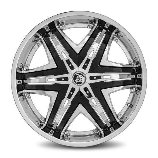 MAG-261BLNK1578 - Diablo Magneeto 26X10 Blank 15mm Chrome - Diablo Wheels Canada