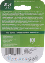 Load image into Gallery viewer, 3157LLB2 Philips LongerLife Miniature 3157LL - LongerLife - Twin Blister Pack Philips Bulbs
