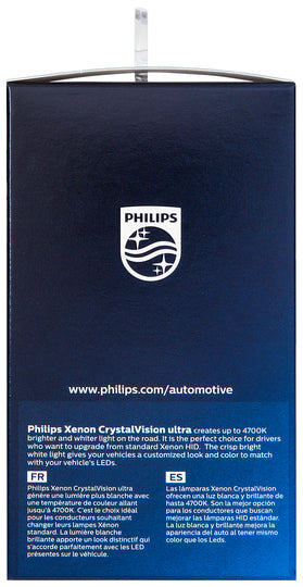 D2RCVS2 Philips CrystalVision ultra HID D2R - CrystalVision Ultra - Twin Blister Pack Philips Bulbs