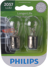 Load image into Gallery viewer, 2057LLB2 Philips LongerLife Miniature 2057LL - LongerLife - Twin Blister Pack Philips Bulbs
