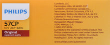 Load image into Gallery viewer, 57CP Philips Standard Miniature 57 - Standard - Multiple Commercial 10-Pack Philips Bulbs
