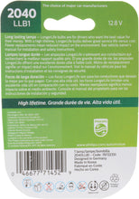 Load image into Gallery viewer, 2040LLB1 Philips LongerLife Miniature 2040LL - LongerLife - Single Blister Pack Philips Bulbs