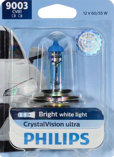 9003CVB1 Philips CrystalVision ultra Headlight 9003 - CrystalVision Ultra - Single Blister Pack Philips Bulbs