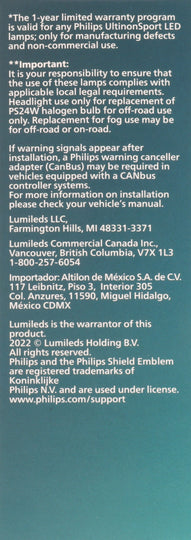 PS24WFFUSLED UltinonSport LED Philips Bulbs