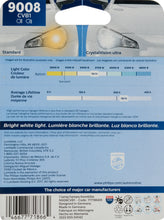 Load image into Gallery viewer, 9008CVB1 Philips CrystalVision ultra Headlight 9008 - CrystalVision Ultra - Single Blister Pack Philips Bulbs